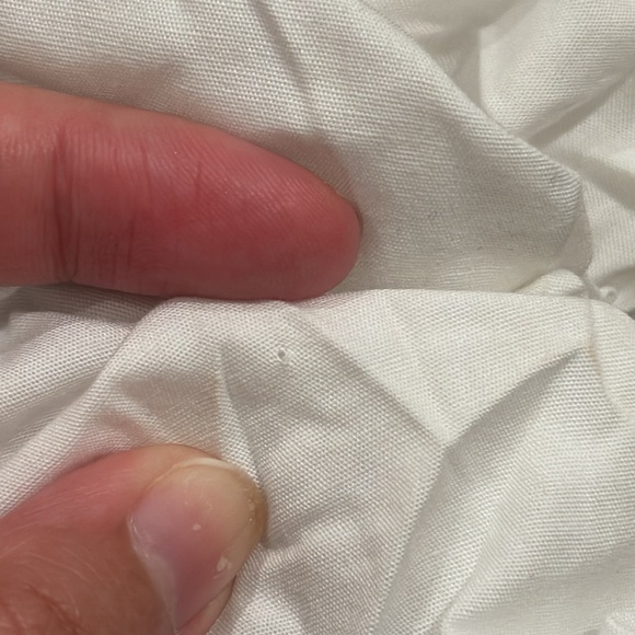 Abercrombie and Fitch Poplin Scrunch Strap Set Top - Picture 7 of 7